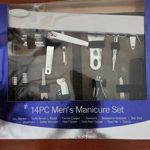 Mens 14 Pieces Manicure Set